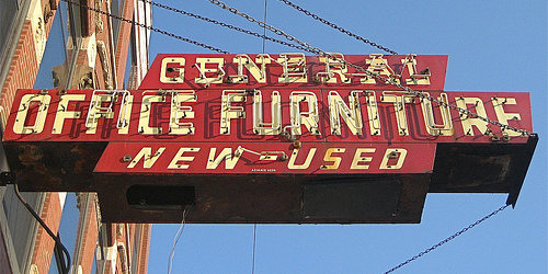office-furniture-sign Source: From Flickr by ChicagoGeek
